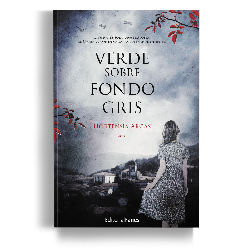 Verde-sobre-fondo-gris Verde sobre fondo gris de Hortensia Arcas